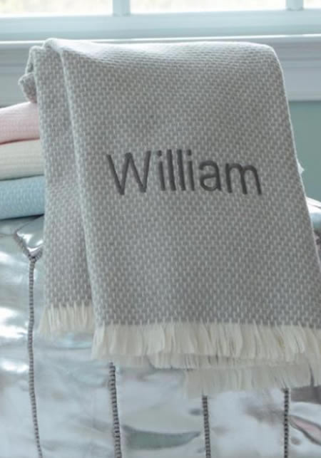 Personalized baby blankets