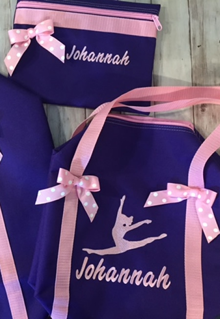 Personalized duffle bags for boys and girls
