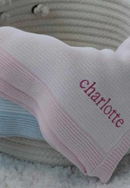 Personalized baby blankets