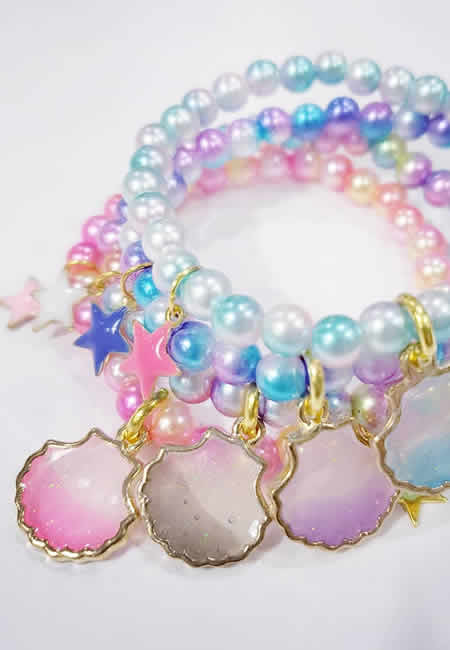 Bead and charm bracelets for children at folia in south dartmouth ma