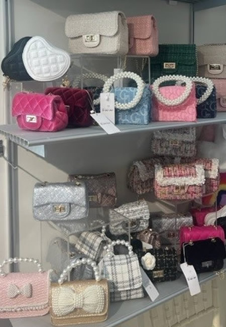 Stylish and fun purses for children at folia in south dartmouth ma