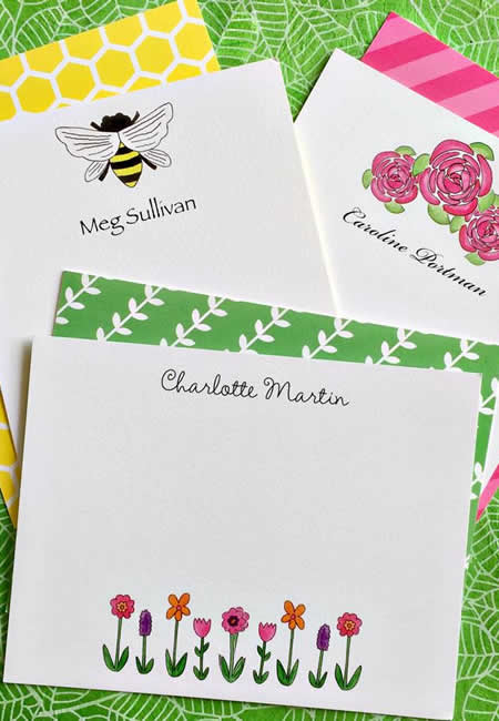 Personalized children's stationery at folia in south dartmouth ma