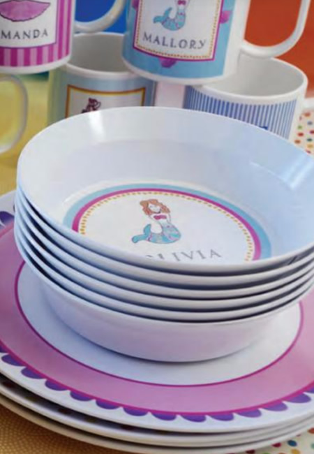 Personalized tableware for children