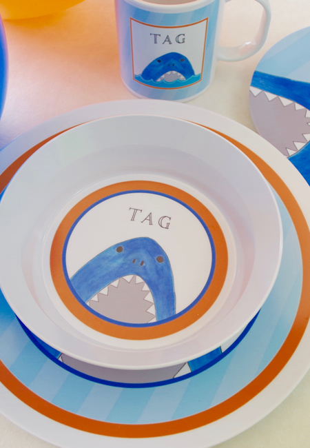 Personalized tableware for children