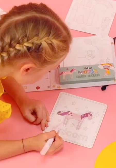 Magic water colour in cards for children at folia in south dartmouth ma