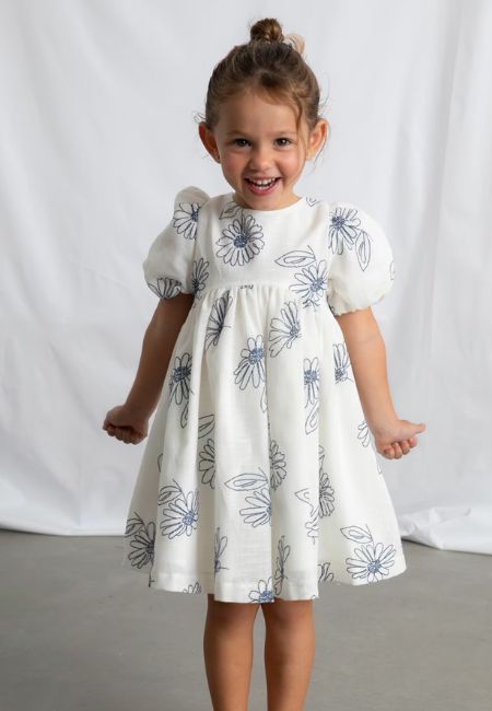 Floral embroidered Easter dress for girls at folia in south dartmouth, ma